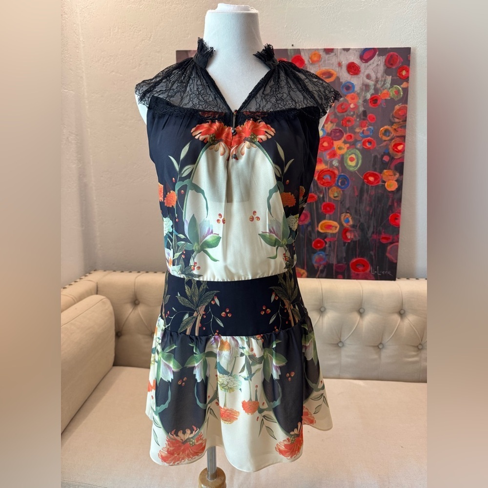 Farm Rio Dropped Waist Dress 0P